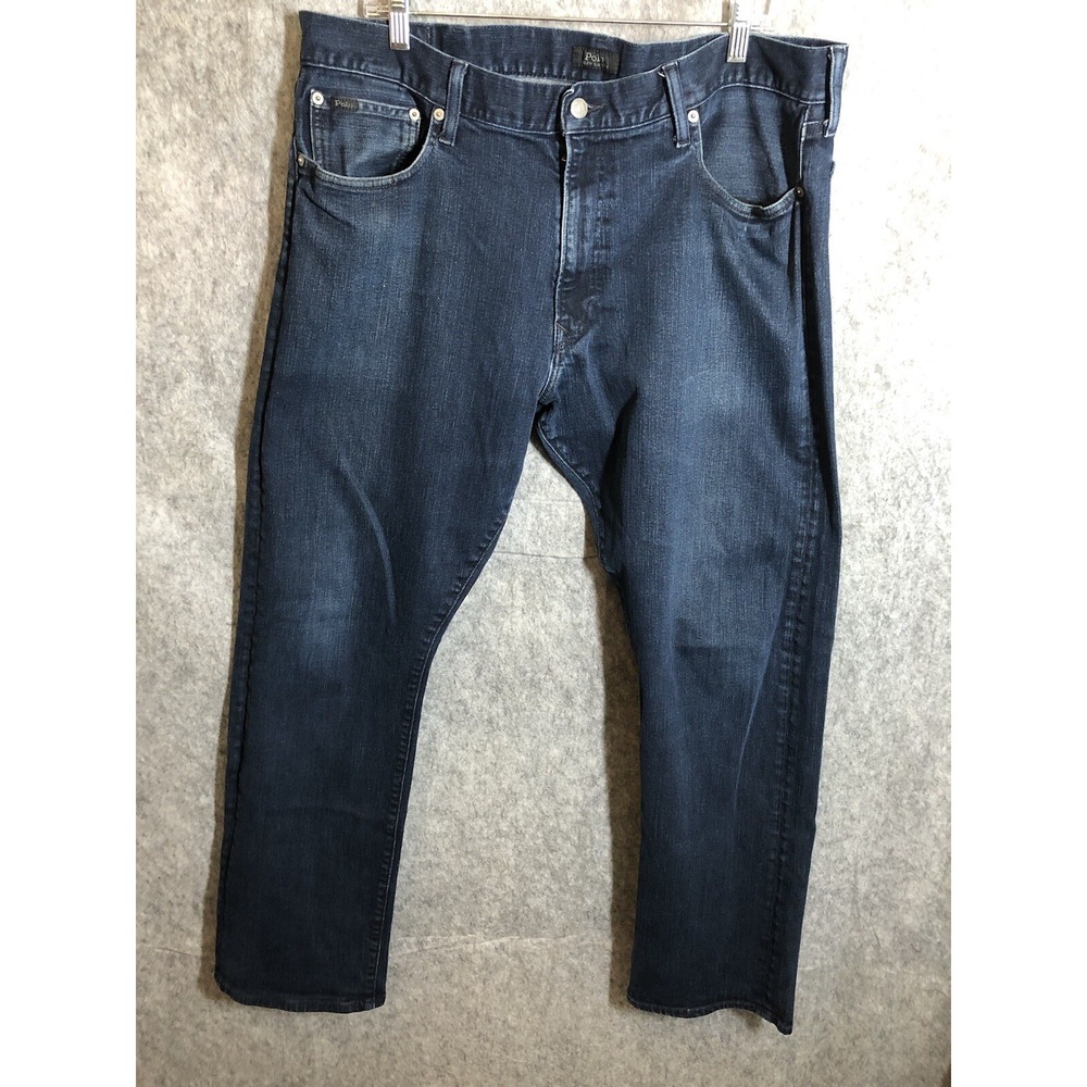 Polo Ralph Lauren Jeans Mens 40x32 Blue Varick Slim‎ Straight Career Casual